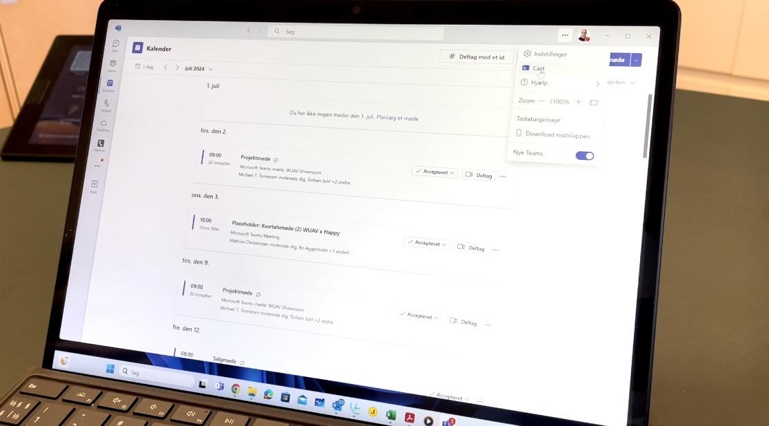 Microsoft Teams Cast- funktion